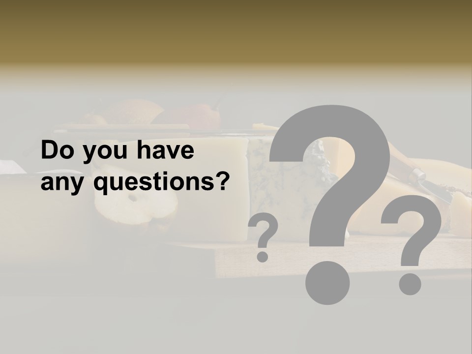 Mixed Dairy Gorgonzola PowerPoint Template