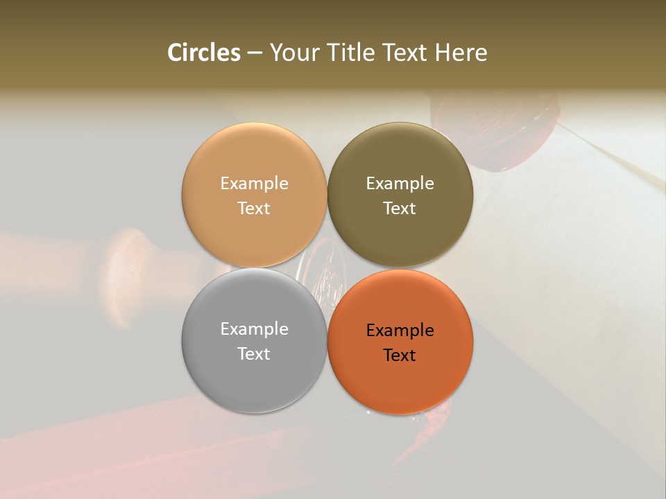 Envelope Script Diary PowerPoint Template