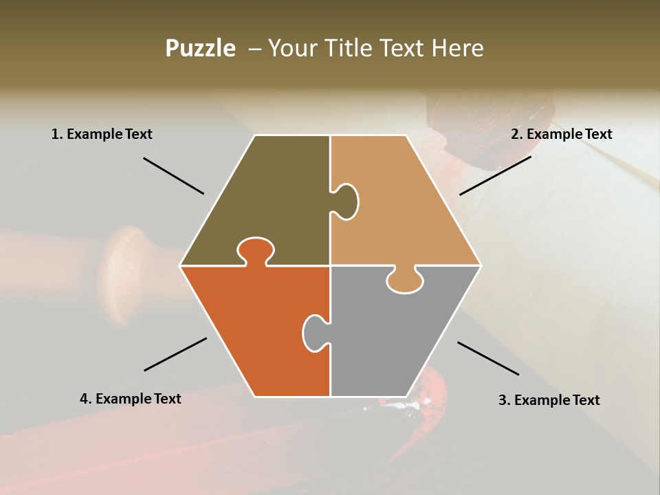 Envelope Script Diary PowerPoint Template