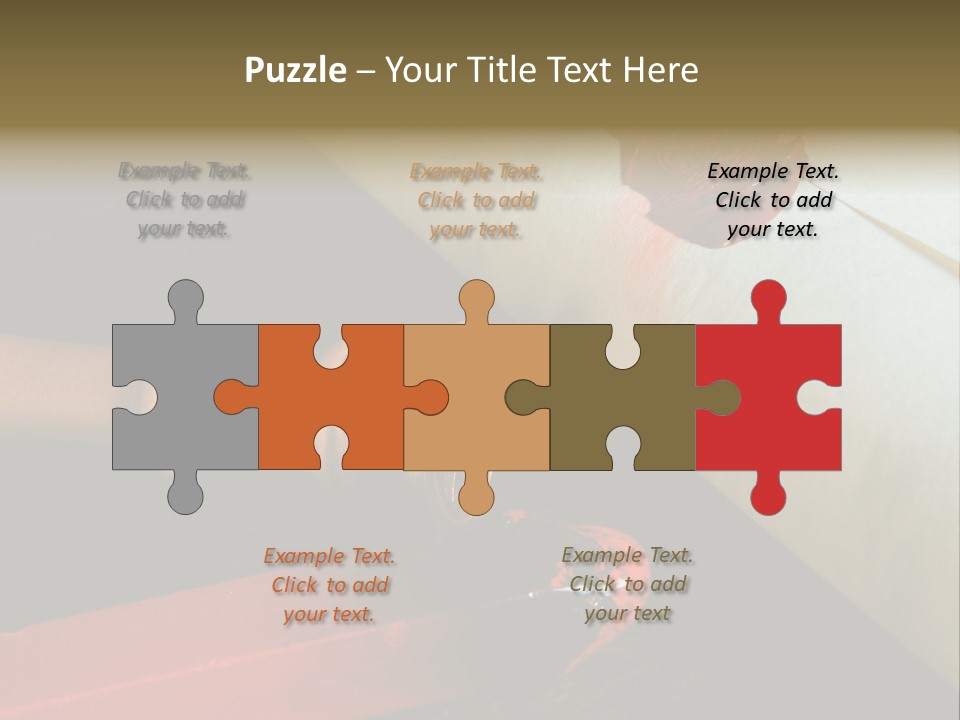 Envelope Script Diary PowerPoint Template