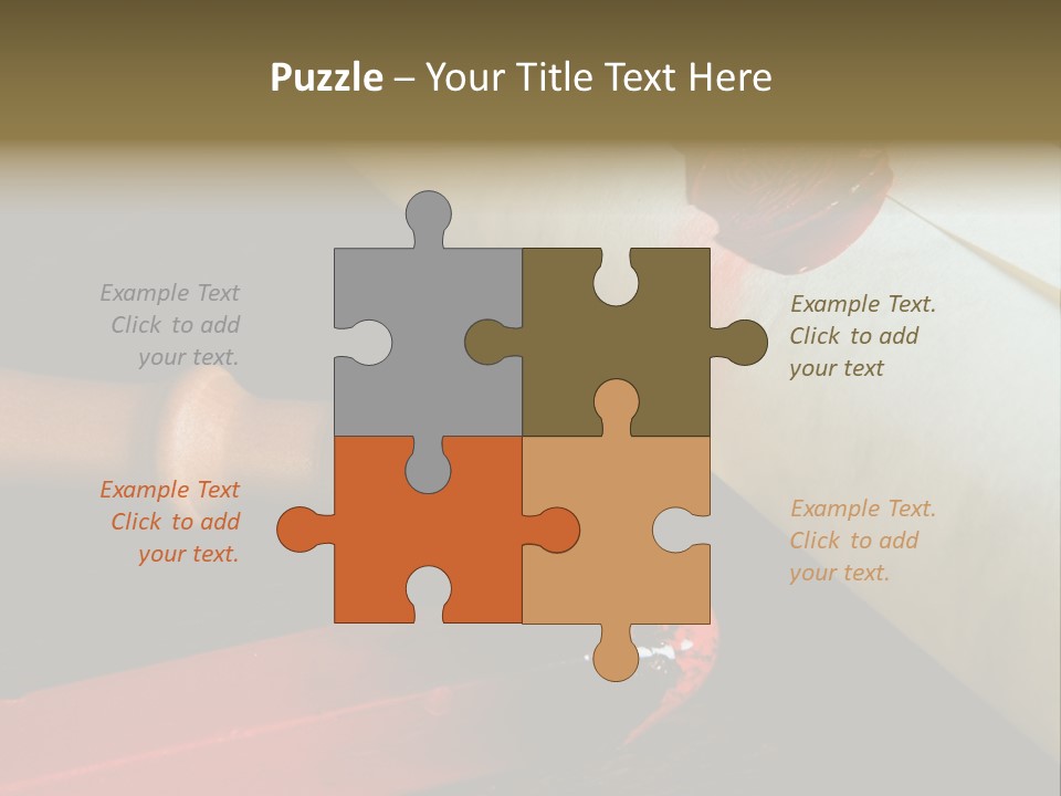 Envelope Script Diary PowerPoint Template