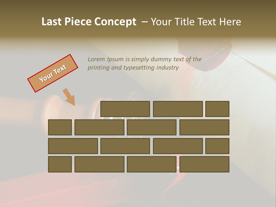 Envelope Script Diary PowerPoint Template