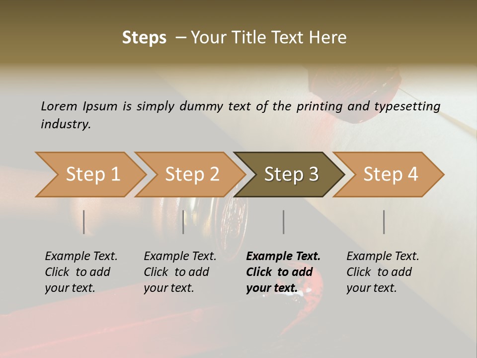 Envelope Script Diary PowerPoint Template