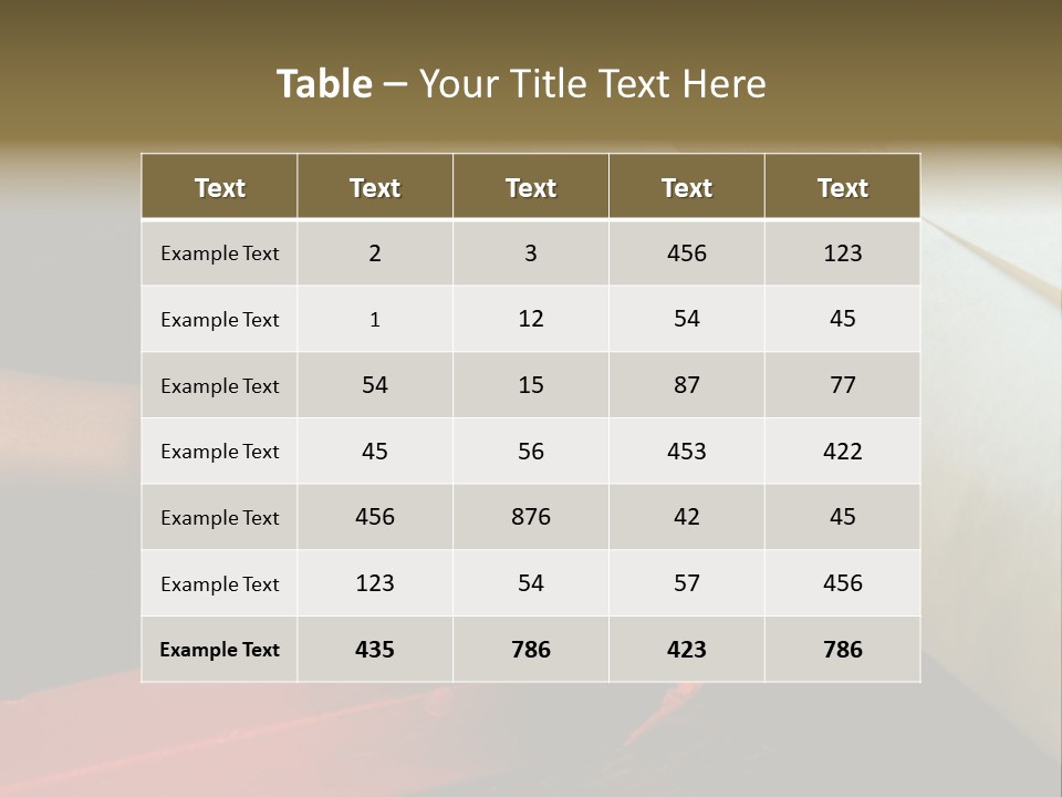 Envelope Script Diary PowerPoint Template