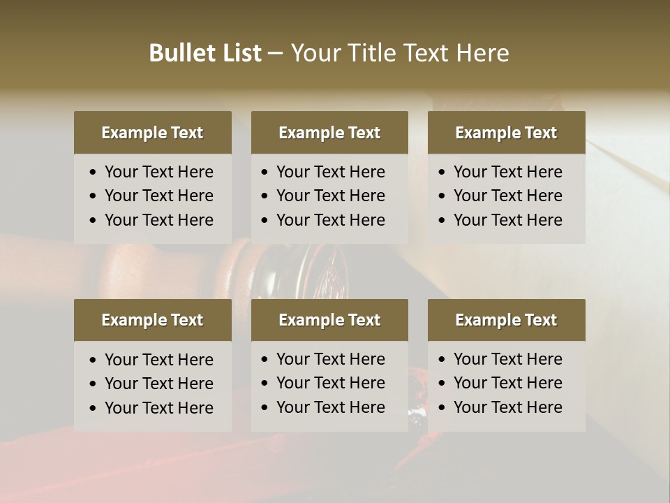 Envelope Script Diary PowerPoint Template