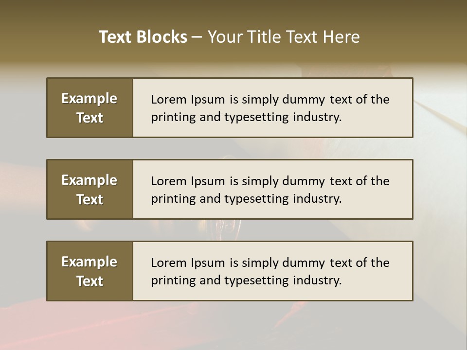Envelope Script Diary PowerPoint Template