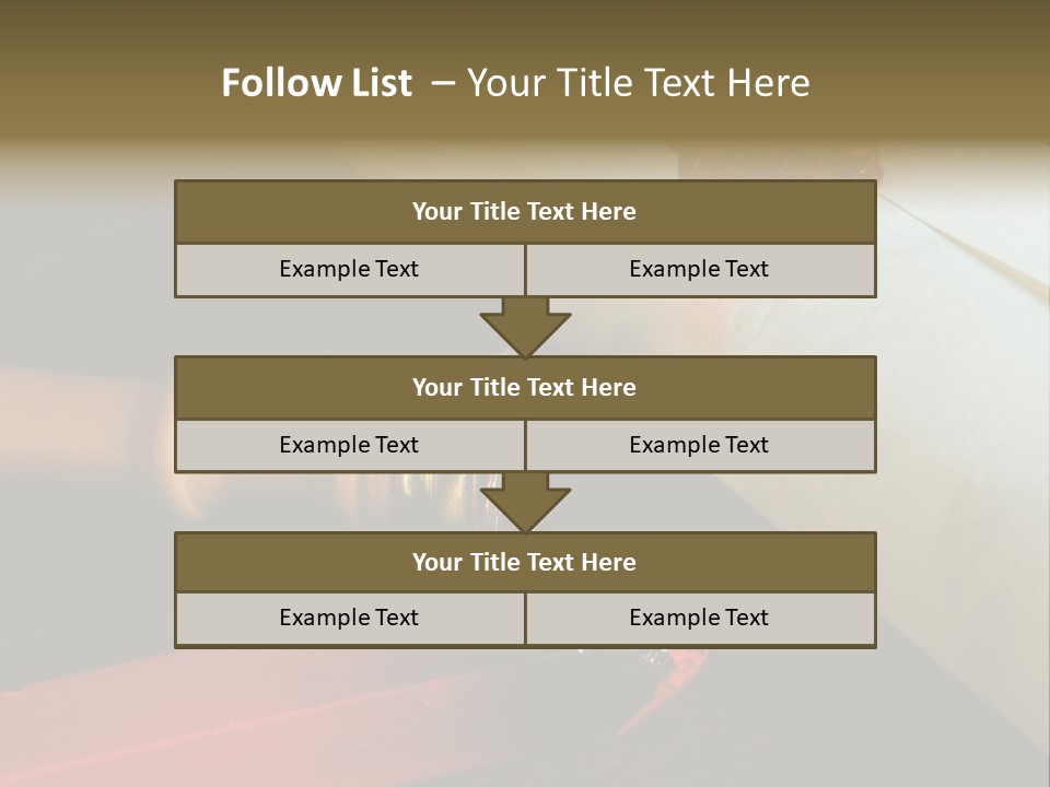 Envelope Script Diary PowerPoint Template