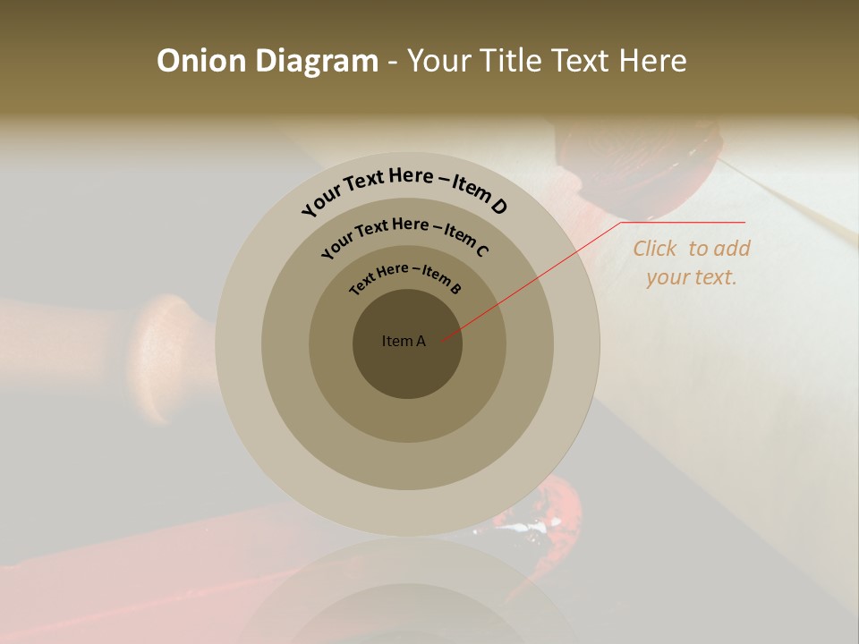 Envelope Script Diary PowerPoint Template