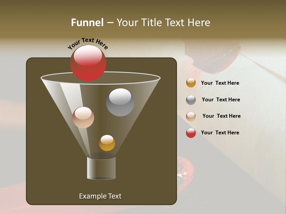 Envelope Script Diary PowerPoint Template