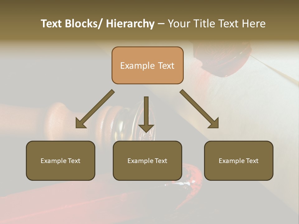 Envelope Script Diary PowerPoint Template