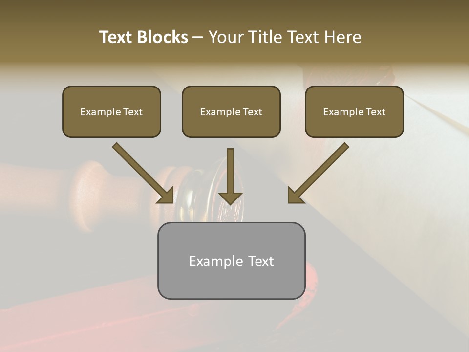 Envelope Script Diary PowerPoint Template
