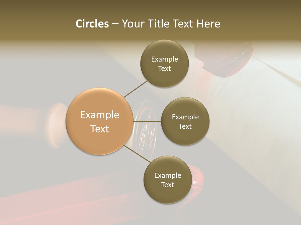 Envelope Script Diary PowerPoint Template