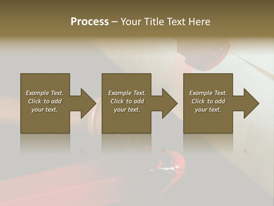 Envelope Script Diary PowerPoint Template