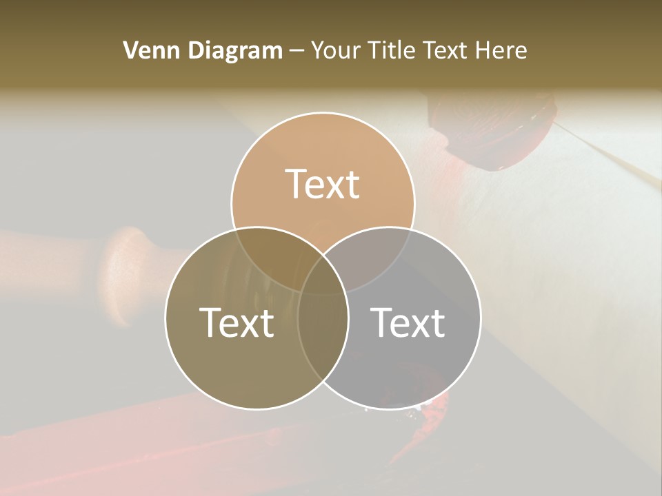 Envelope Script Diary PowerPoint Template