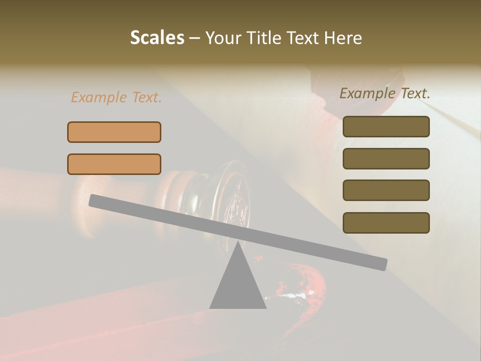 Envelope Script Diary PowerPoint Template