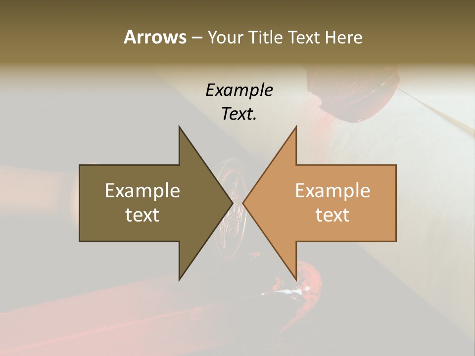 Envelope Script Diary PowerPoint Template