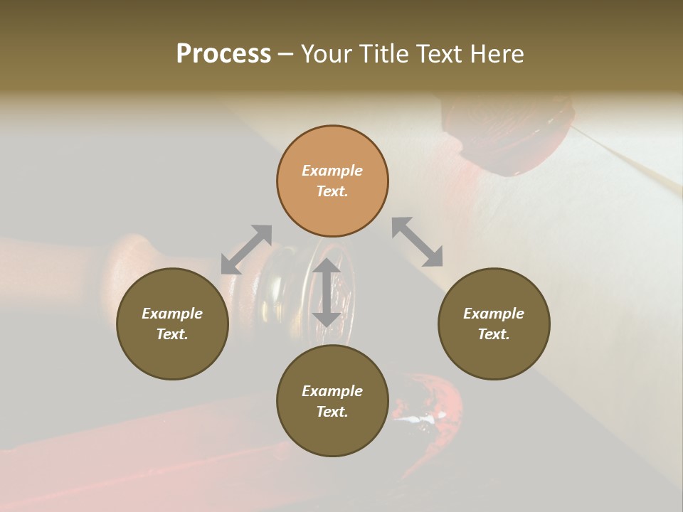 Envelope Script Diary PowerPoint Template