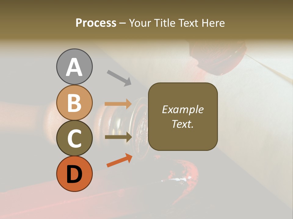 Envelope Script Diary PowerPoint Template