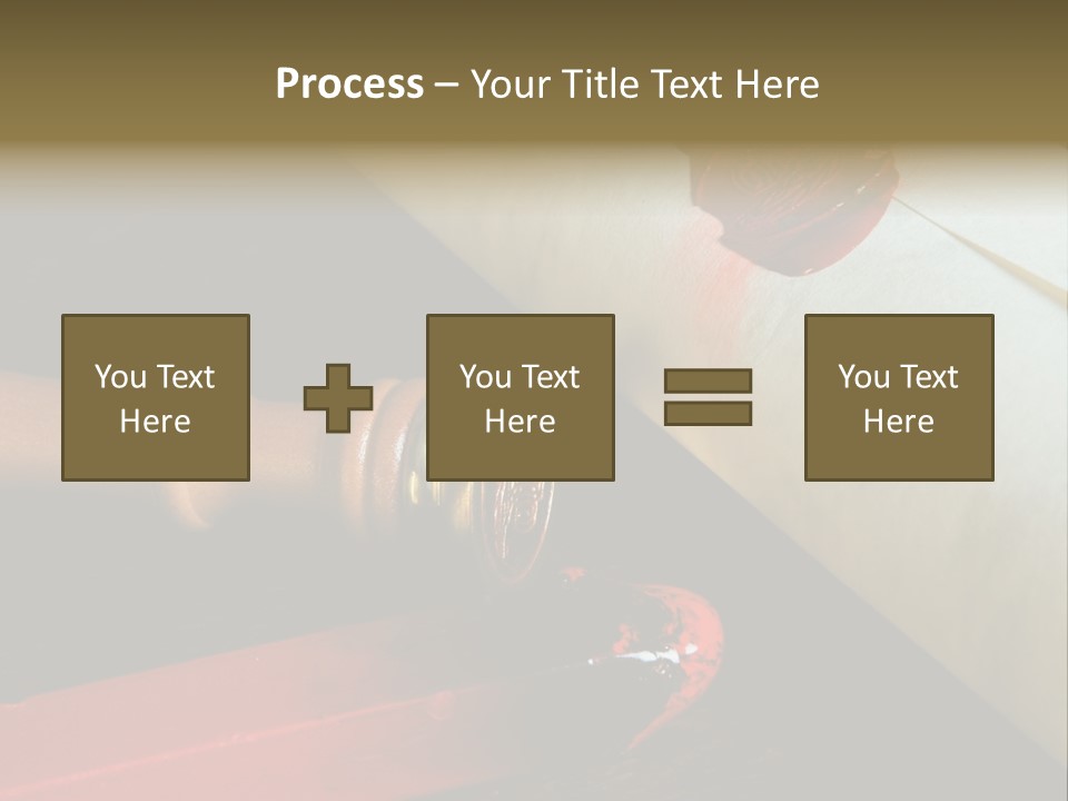 Envelope Script Diary PowerPoint Template