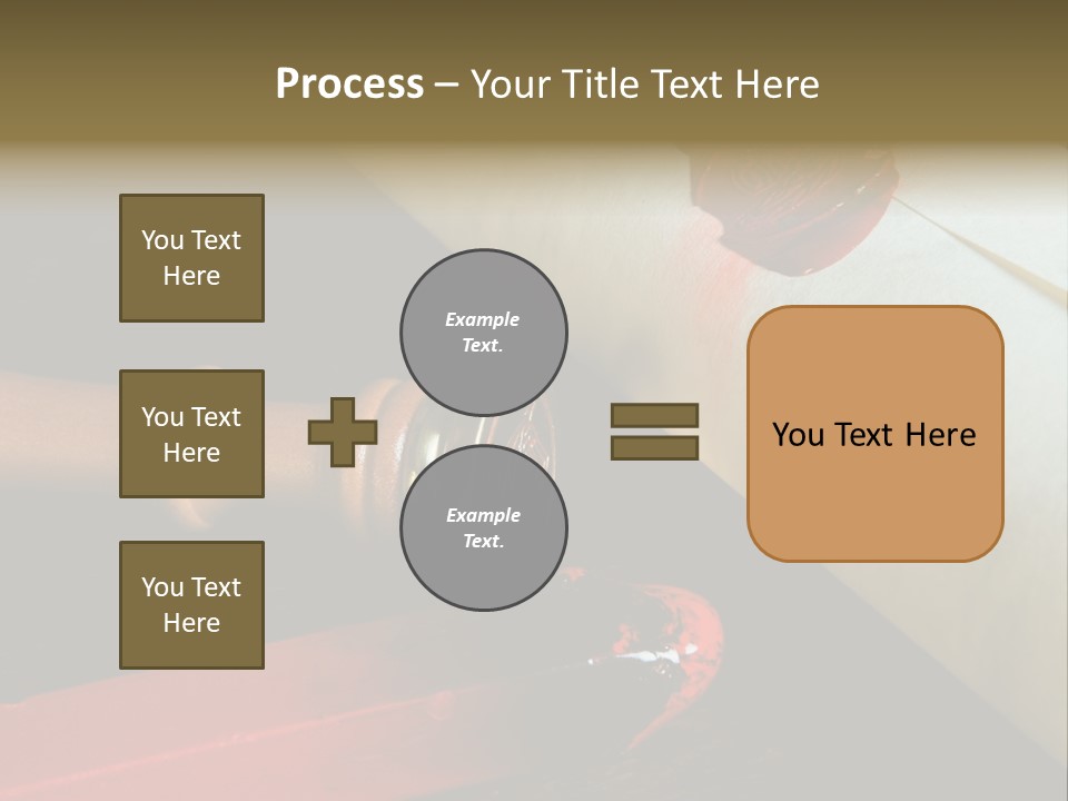 Envelope Script Diary PowerPoint Template
