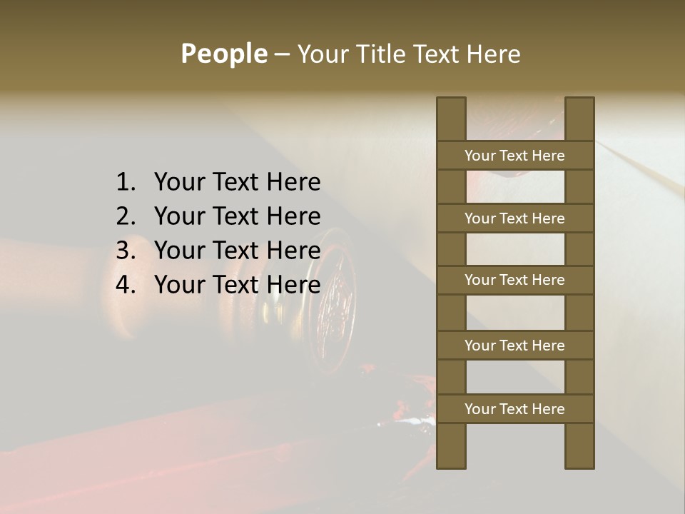 Envelope Script Diary PowerPoint Template