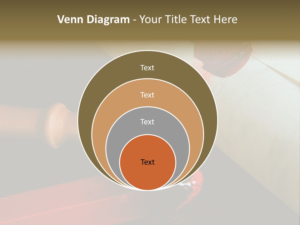 Envelope Script Diary PowerPoint Template