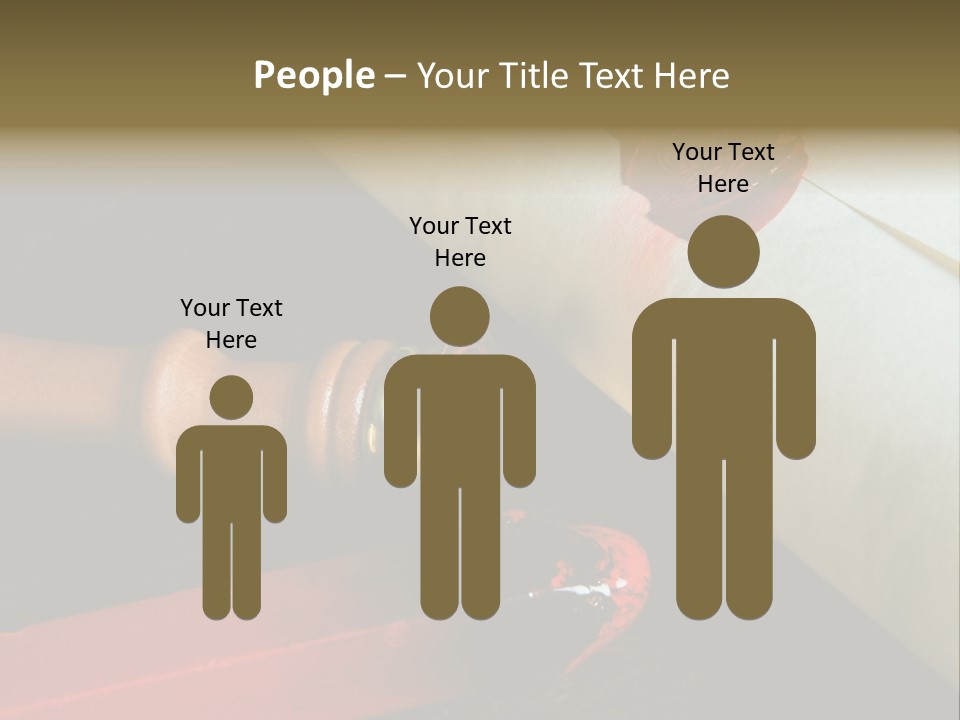 Envelope Script Diary PowerPoint Template