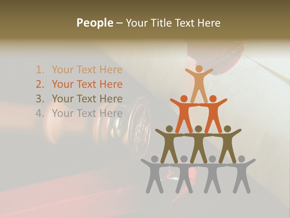 Envelope Script Diary PowerPoint Template