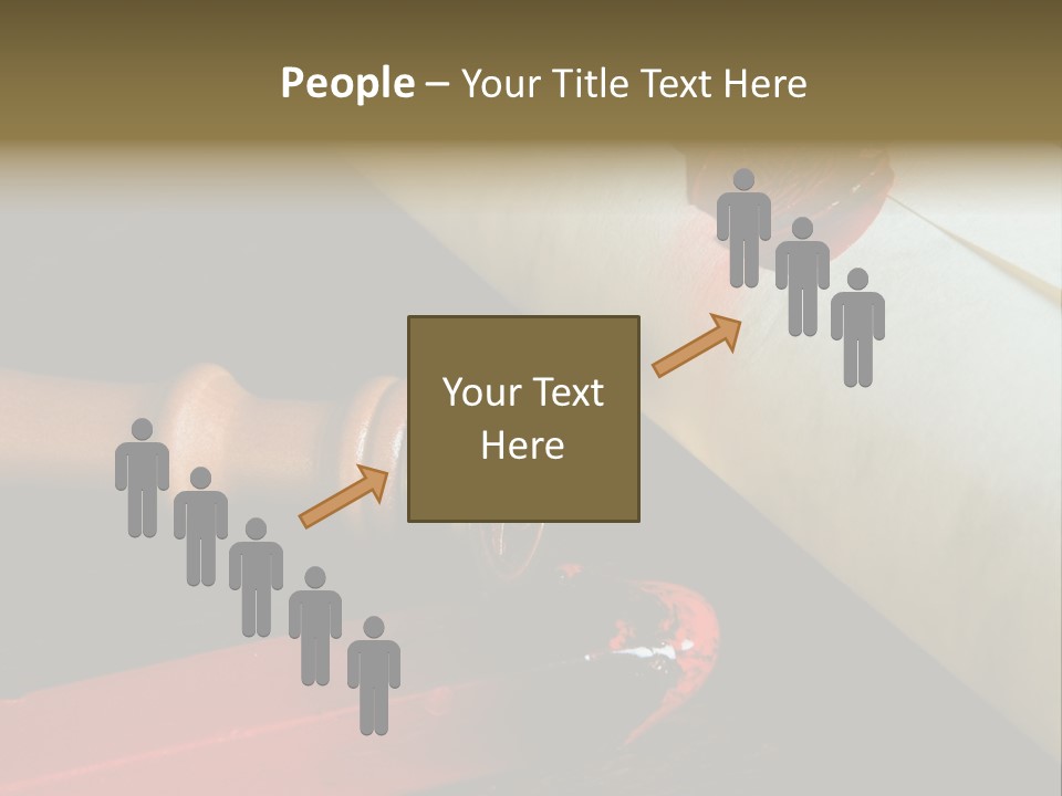 Envelope Script Diary PowerPoint Template