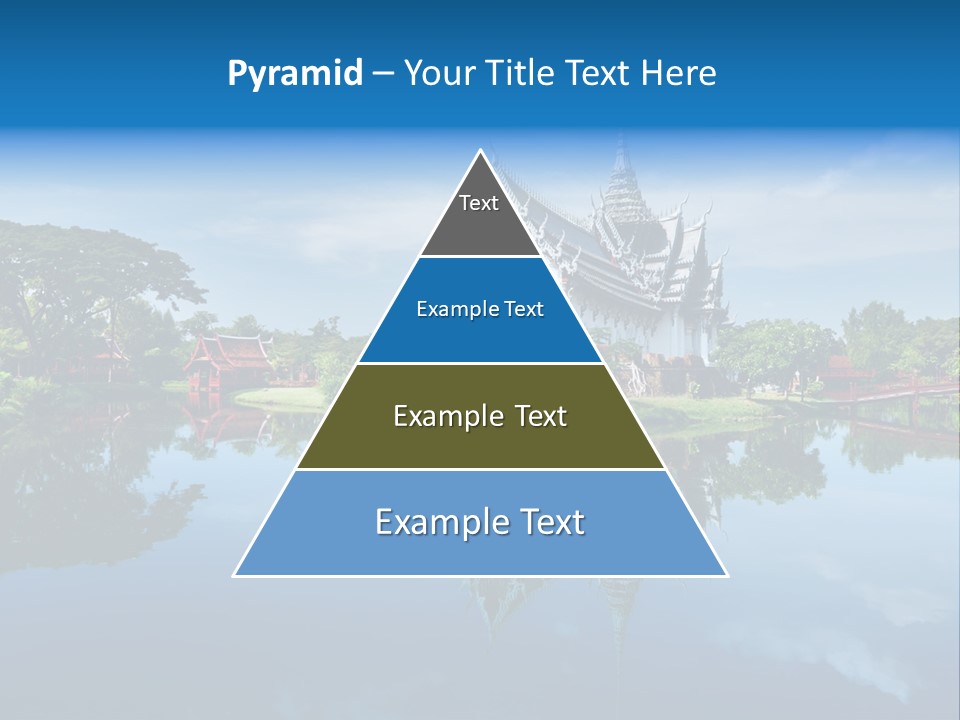 Asia Heritage Lake PowerPoint Template