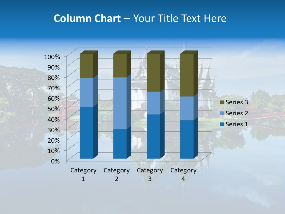 Asia Heritage Lake PowerPoint Template