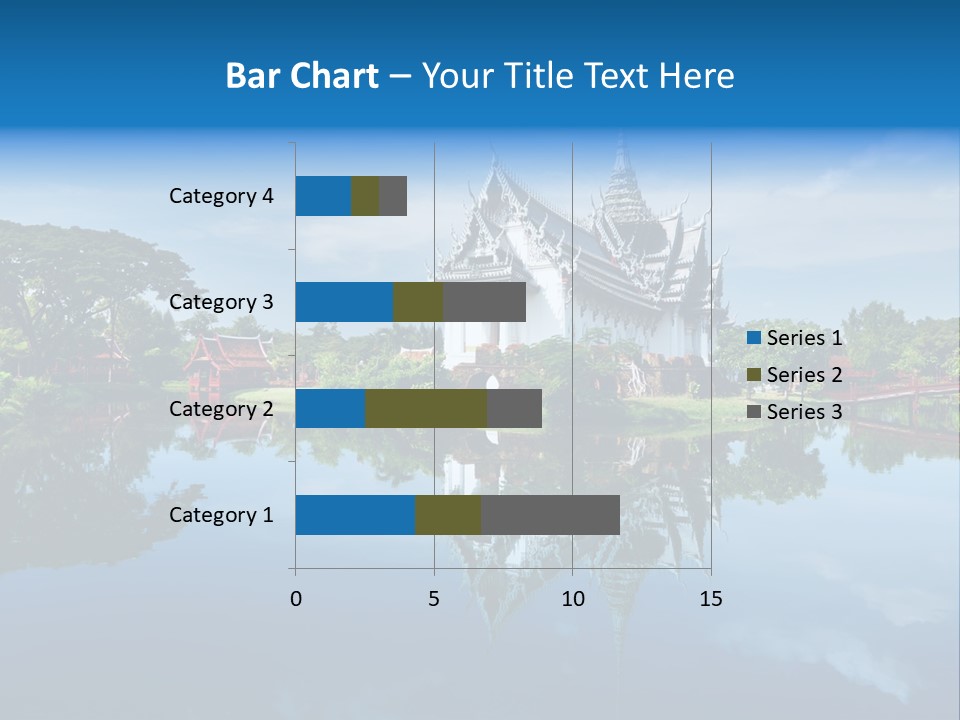 Asia Heritage Lake PowerPoint Template