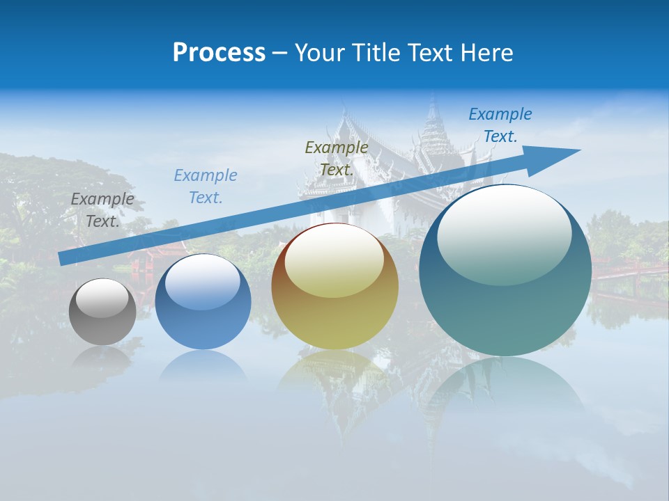 Asia Heritage Lake PowerPoint Template