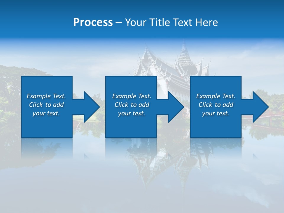 Asia Heritage Lake PowerPoint Template
