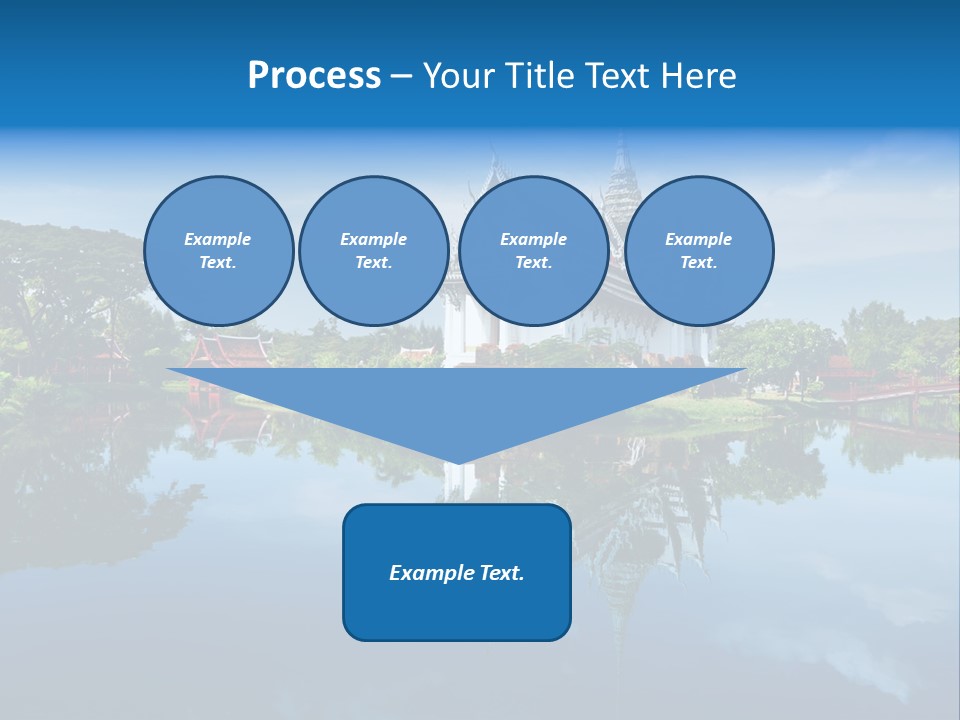 Asia Heritage Lake PowerPoint Template