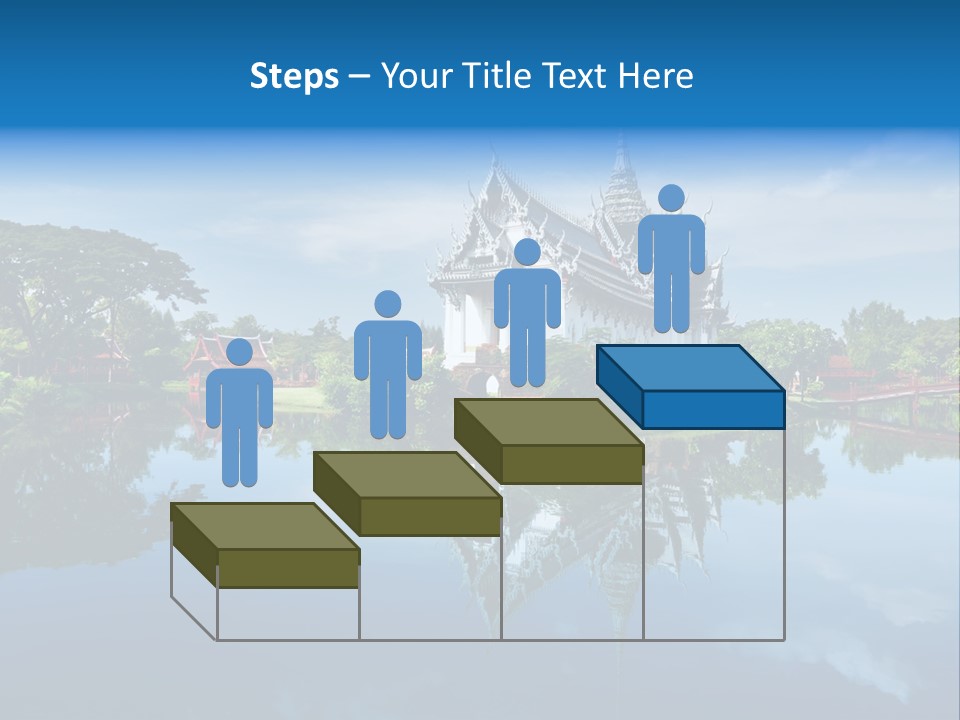 Asia Heritage Lake PowerPoint Template