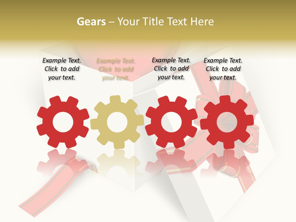 Celebrate Render Glass PowerPoint Template