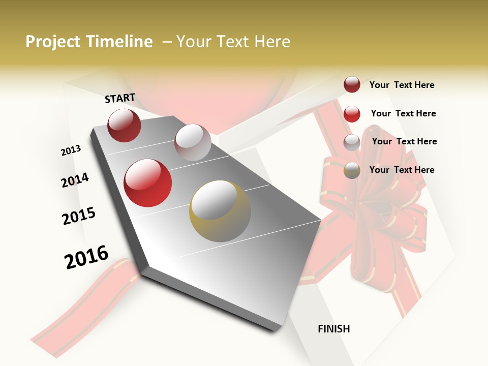 Celebrate Render Glass PowerPoint Template