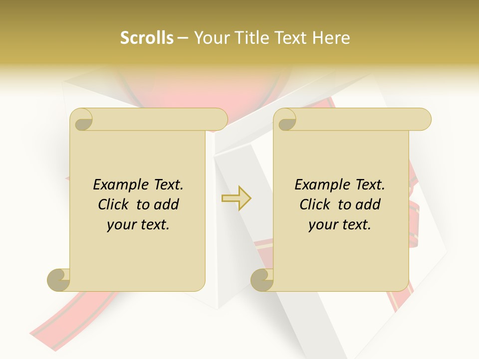 Celebrate Render Glass PowerPoint Template
