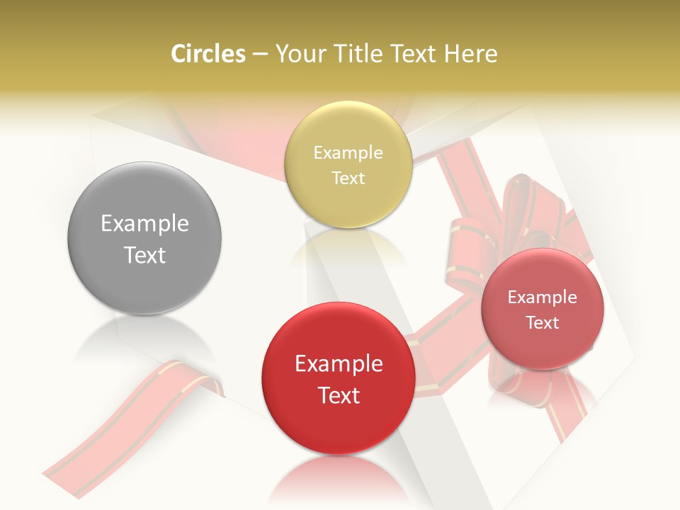 Celebrate Render Glass PowerPoint Template