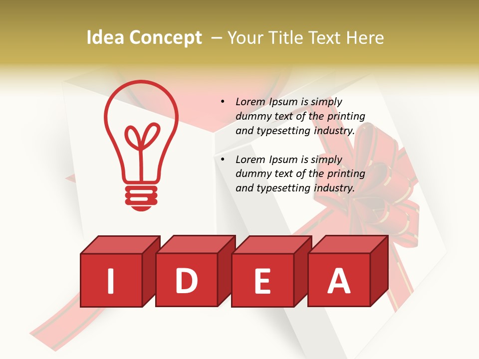 Celebrate Render Glass PowerPoint Template