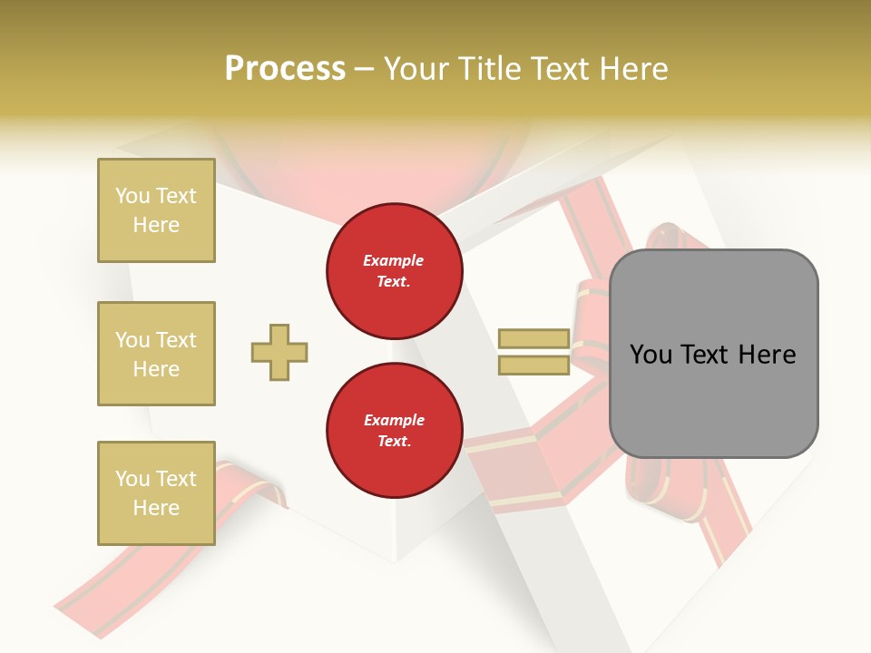 Celebrate Render Glass PowerPoint Template