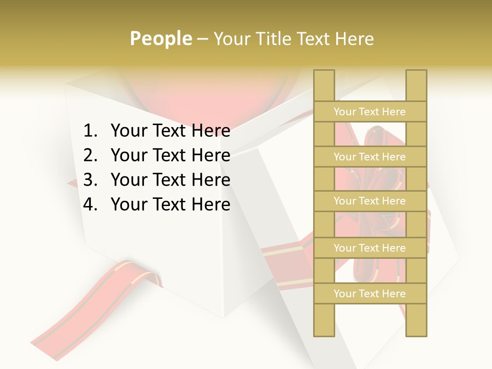 Celebrate Render Glass PowerPoint Template