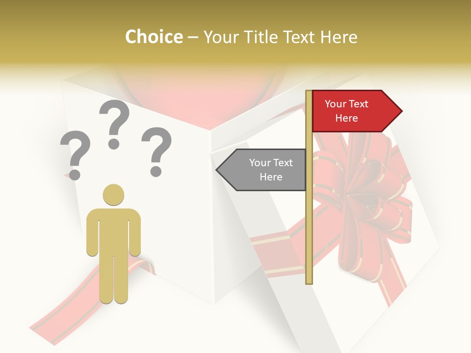 Celebrate Render Glass PowerPoint Template