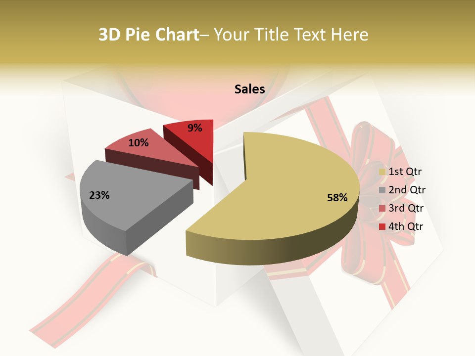 Celebrate Render Glass PowerPoint Template