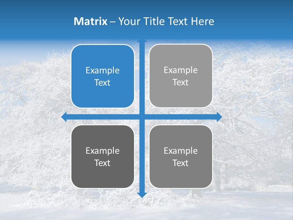 Beauty Cold Wintry PowerPoint Template