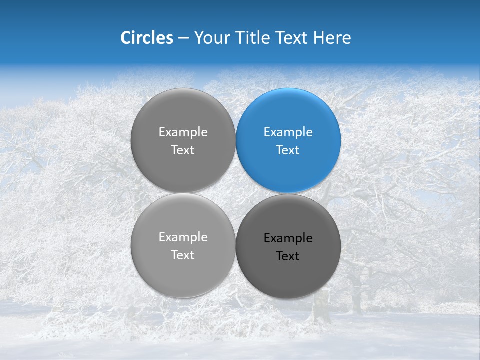 Beauty Cold Wintry PowerPoint Template