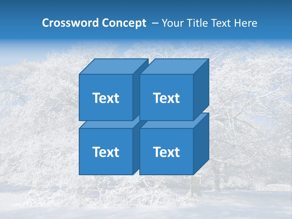 Beauty Cold Wintry PowerPoint Template