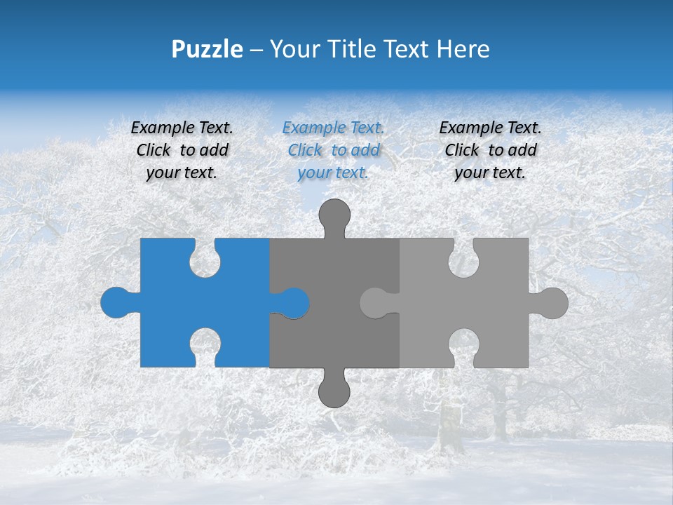 Beauty Cold Wintry PowerPoint Template