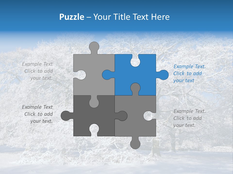 Beauty Cold Wintry PowerPoint Template